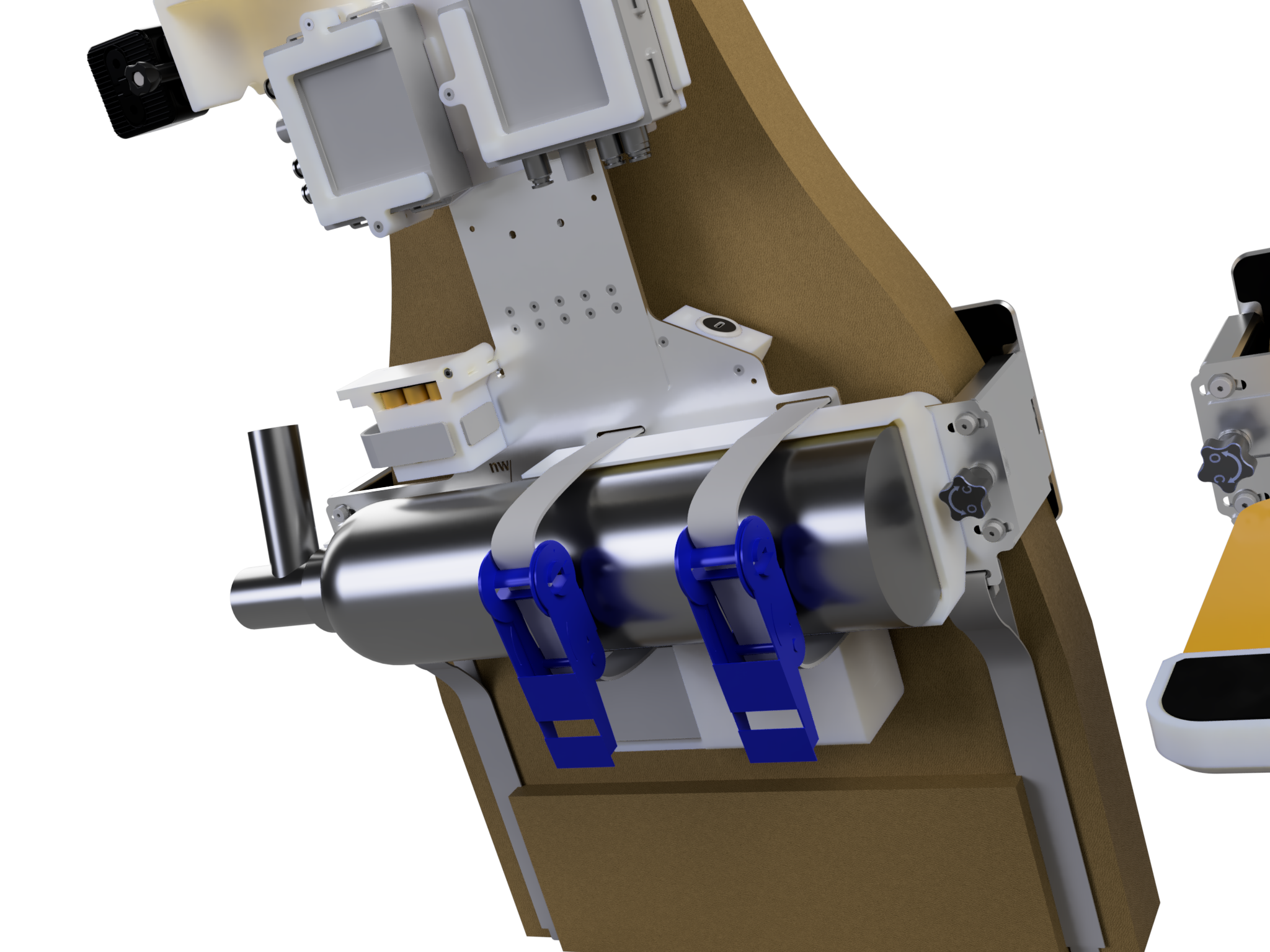 Ascend Pack O2 Holder, Halterung für Mountain-High-Sauerstoffsysteme. © Neway